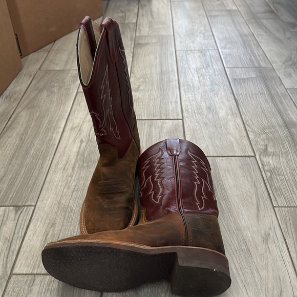 Old West Leather Cowboy boots - Picture 3 of 3